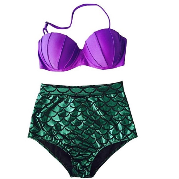 mermaid bathing suit top